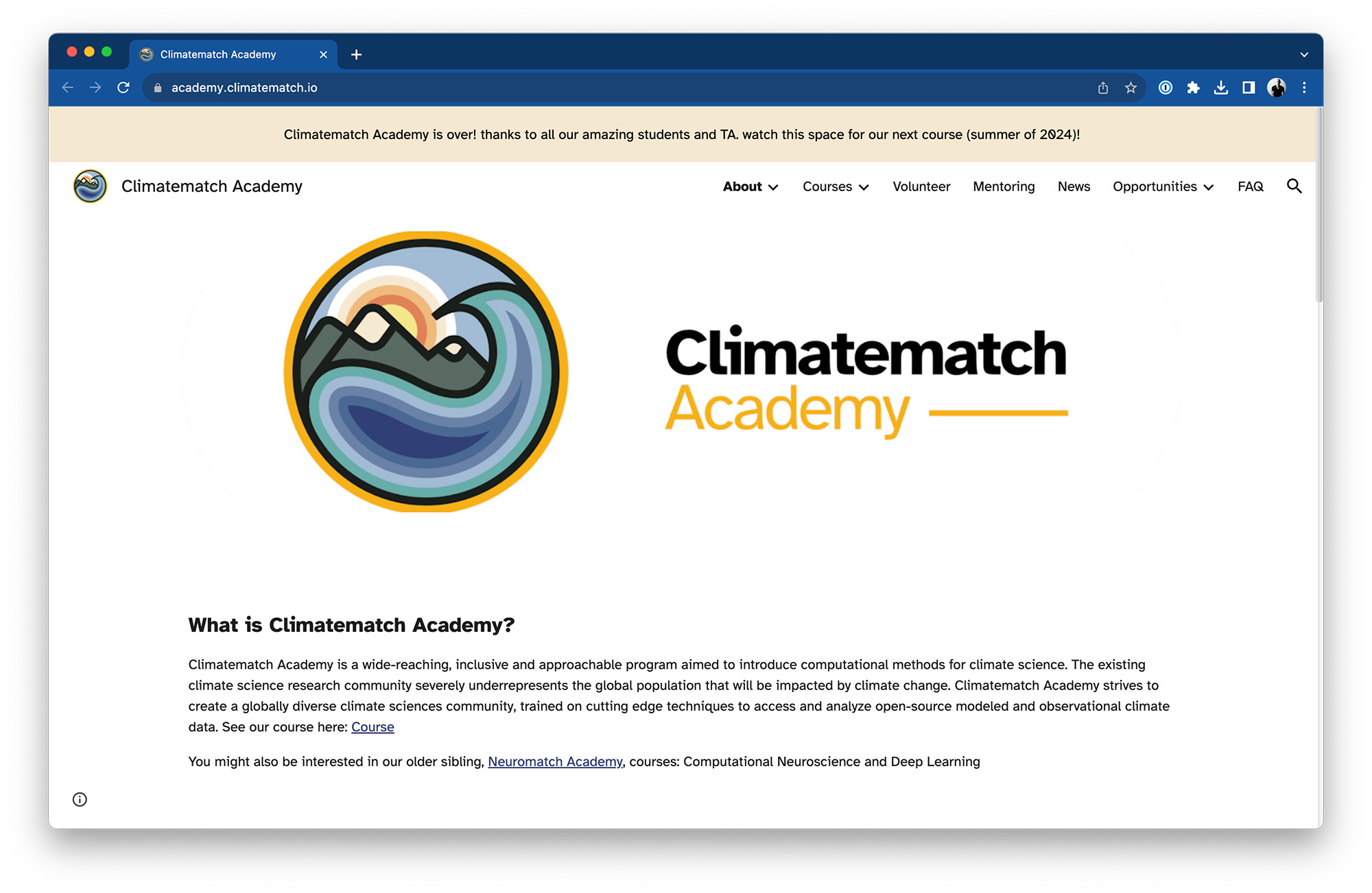 Climatematch Academy