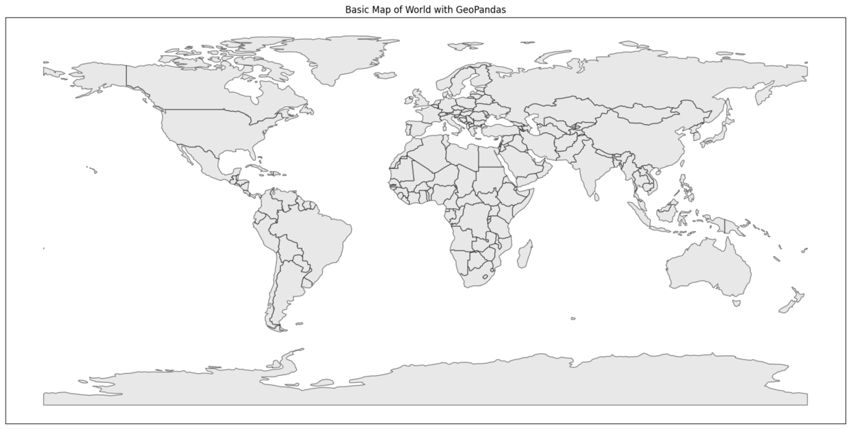 How to Plot a World Map Using Python and GeoPandas | NaturalDisasters.ai